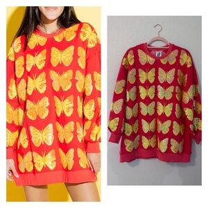 Queen of Sparkles/QOS red butterfly dress
